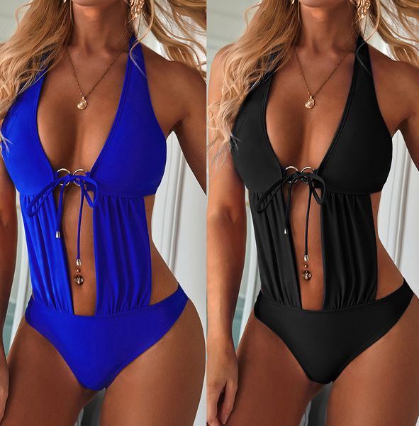 deep v solid one piece swimsuit women swimwear female lace-up swimming suit beach wear bathing suit
deep v solid one piece swimsuit women swimwear female lace-up swimming suit beach wear bathing suit