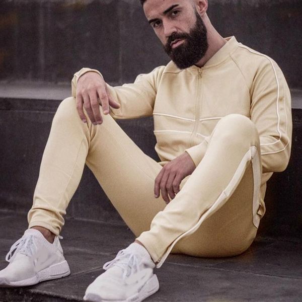 sport suit men bodybuilding jacket pants sports suits basketball tights clothes gym fitness running set men tracksuits 10.30, Gray
sport suit men bodybuilding jacket pants sports suits basketball tights clothes gym fitness running set men tracksuits 10.30, Gray