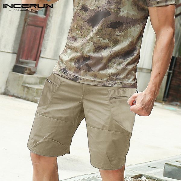 fashion men shorts solid leisure 2020 streetwear cotton summer casual mid-length shorts chic button pockets cargo incerun, White;black
fashion men shorts solid leisure 2020 streetwear cotton summer casual mid-length shorts chic button pockets cargo incerun, White;black