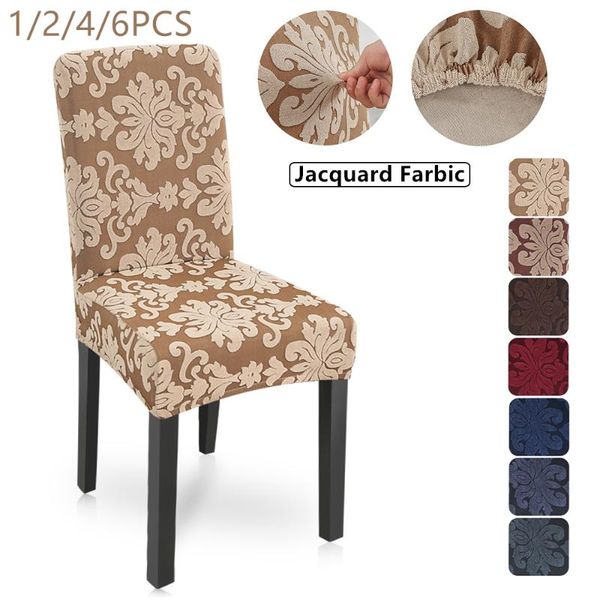 new 1/2/4/6pcs floral jacquard stretch elastic chair covers spandex for wedding dining room office banquet housse de chaise
new 1/2/4/6pcs floral jacquard stretch elastic chair covers spandex for wedding dining room office banquet housse de chaise