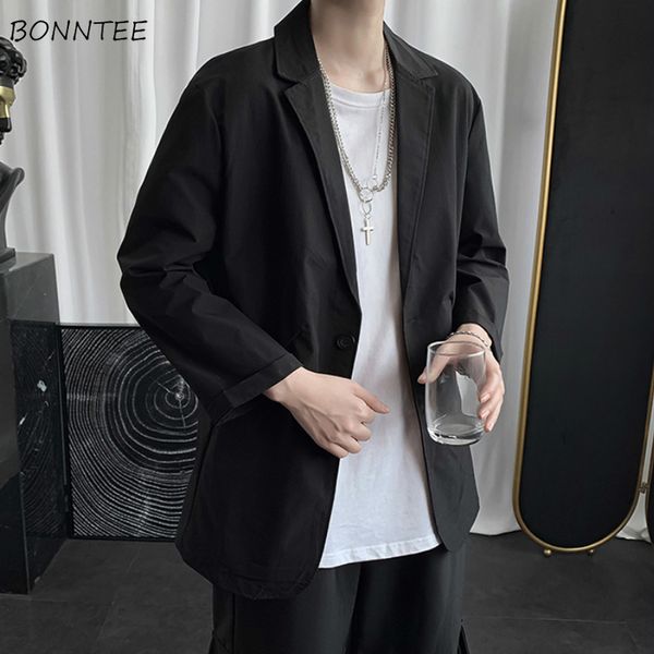blazers men thin solid single breasted korean style trendy loose chic outwears ins leisure steetwear all-match simple retro new, White;black
blazers men thin solid single breasted korean style trendy loose chic outwears ins leisure steetwear all-match simple retro new, White;black