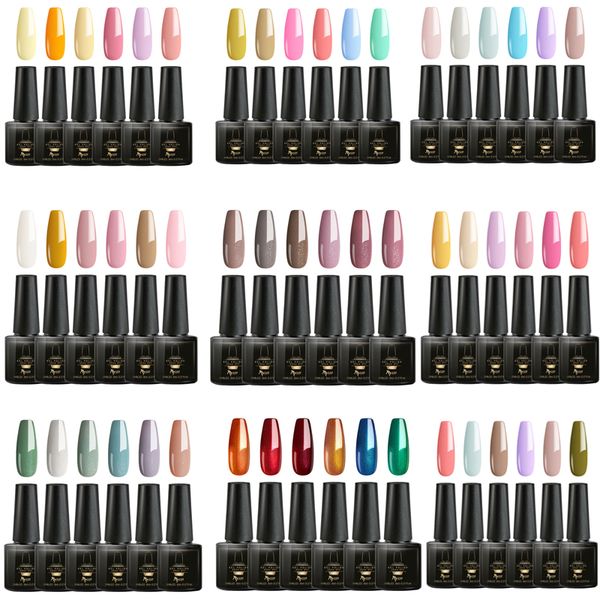 mtssii 6pcs/kit glitter uv gel nail polish set color uv led nail gel varnish semi permanent lacquer soak off sequins
mtssii 6pcs/kit glitter uv gel nail polish set color uv led nail gel varnish semi permanent lacquer soak off sequins
