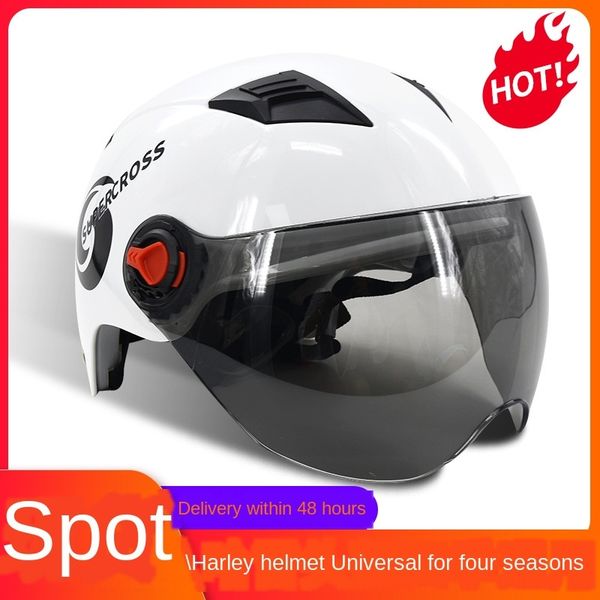 cjmlv cool harley protective motorcycle men's and women's motorcycle electric vehicle safety riding supercross protective helmet h
cjmlv cool harley protective motorcycle men's and women's motorcycle electric vehicle safety riding supercross protective helmet h