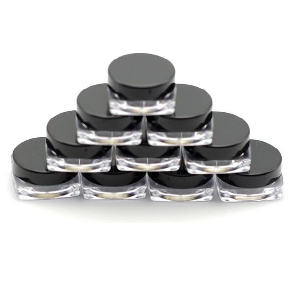 10pcs cosmetics jar box transparent small square bottle 3g cosmetic empty jar pot eyeshadow lip face cream sample contain
10pcs cosmetics jar box transparent small square bottle 3g cosmetic empty jar pot eyeshadow lip face cream sample contain