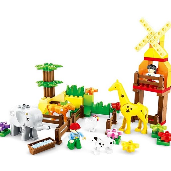 block zoo & baseplate big particle children puzzle assembly toy both boy and girl 77pcs
block zoo & baseplate big particle children puzzle assembly toy both boy and girl 77pcs