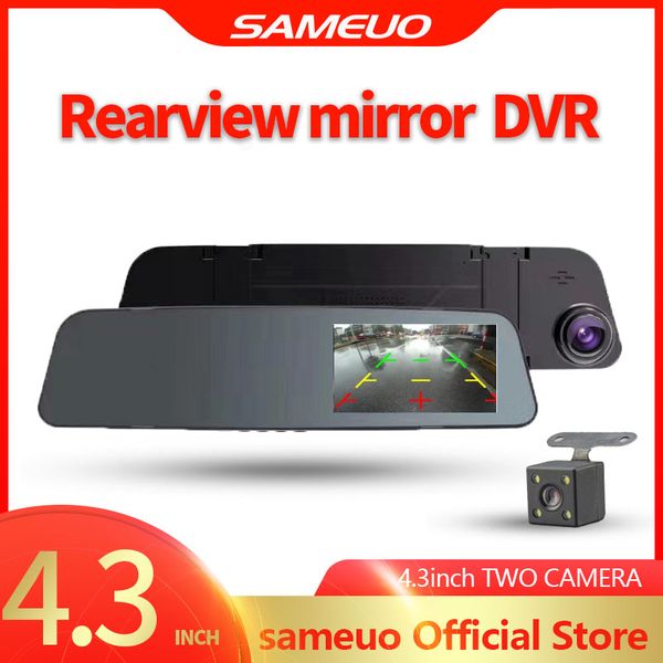 sameuo y4 full hd 1080p автомобильный видеорегистратор камера auto 4,3-дюймовый зеркало заднего вида цифровой рекордер двойной объектив regi
sameuo y4 full hd 1080p автомобильный видеорегистратор камера auto 4,3-дюймовый зеркало заднего вида цифровой рекордер двойной объектив regi
