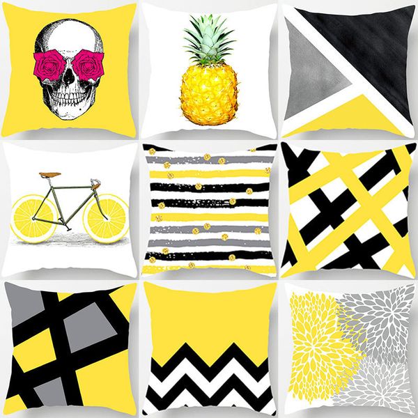 1pcs pineapple leaf yellow decorative pillowcase 45 x 45cm pillow case geometric cushion polyester waist printing pillow cover
1pcs pineapple leaf yellow decorative pillowcase 45 x 45cm pillow case geometric cushion polyester waist printing pillow cover