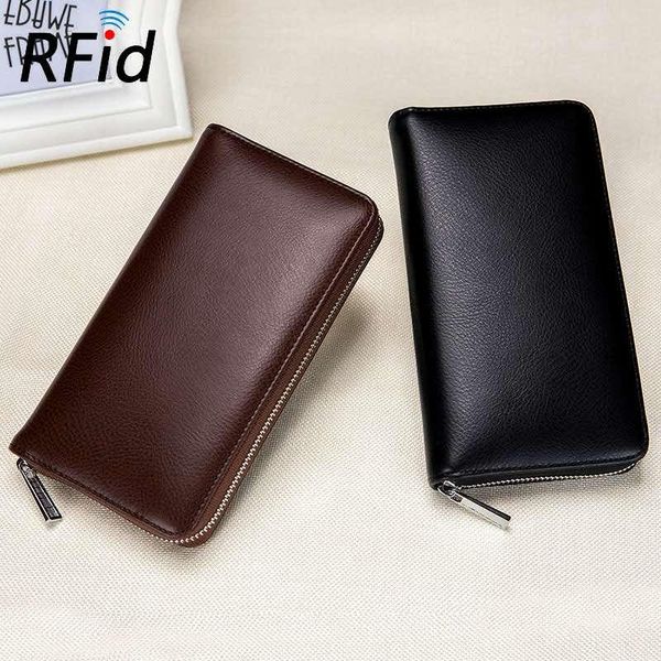leather black organ card bag men and women fashion long wallet passport rfid multi-card position large capacity business card bag 6662
leather black organ card bag men and women fashion long wallet passport rfid multi-card position large capacity business card bag 6662