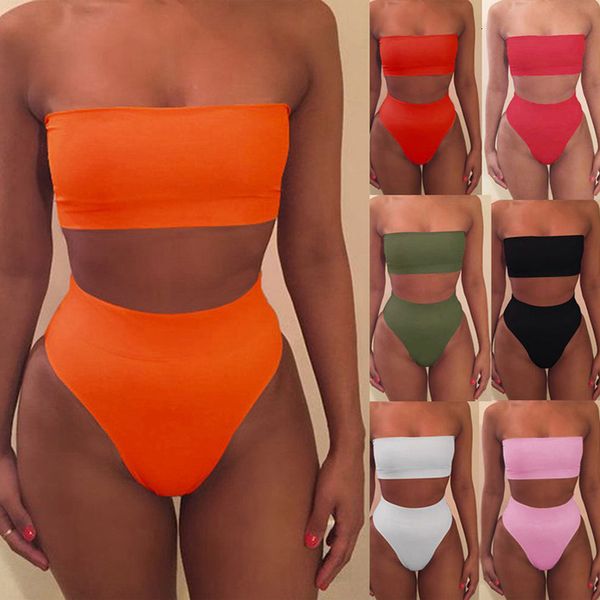 2020 bikinis women bikini 2020 set off shoulder solid bandage push up no pad swimwear swimsuit beachwear pluz size biquini, White;black 
2020 bikinis women bikini 2020 set off shoulder solid bandage push up no pad swimwear swimsuit beachwear pluz size biquini, White;black