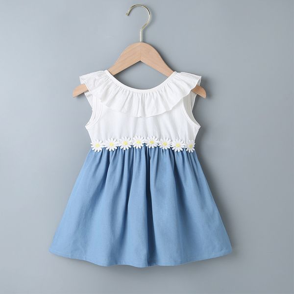 summer 2020 girls dress girls summer cute dress pure cotton sleeveless patchwork o neck daisy casual a-line vestidos, Red;yellow
summer 2020 girls dress girls summer cute dress pure cotton sleeveless patchwork o neck daisy casual a-line vestidos, Red;yellow