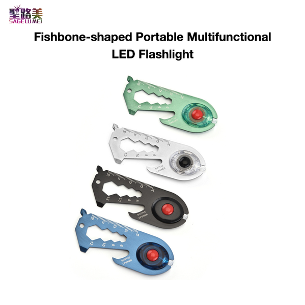 fishbone-shaped portable multifunctional led extremely cool stainless steel easily carry essential for survival
fishbone-shaped portable multifunctional led extremely cool stainless steel easily carry essential for survival