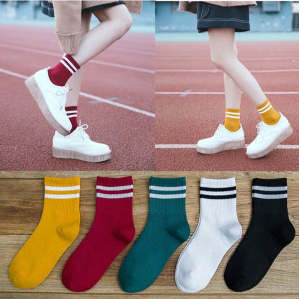 women's stockings cotton stockings mid-calf socksstyle cotton socks cute cartoon long tube women's parallel bars socks, Black
women's stockings cotton stockings mid-calf socksstyle cotton socks cute cartoon long tube women's parallel bars socks, Black