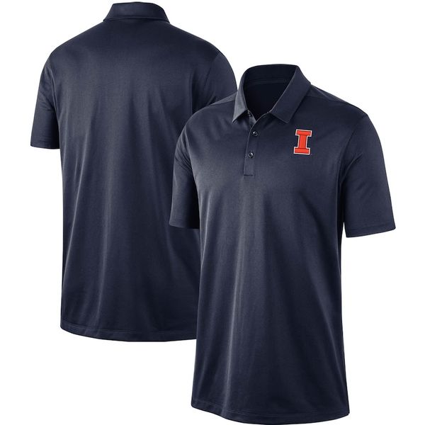 men's illinois fighting illini 2020 fashion white navy orange polo college sport team player casual print polos, White;black
men's illinois fighting illini 2020 fashion white navy orange polo college sport team player casual print polos, White;black