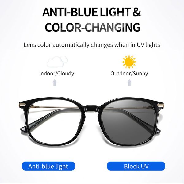 2020 women blue light blocking glasses outdoor pchromic sunglasses computer glasses with anti blue ray lenses, White;black
2020 women blue light blocking glasses outdoor pchromic sunglasses computer glasses with anti blue ray lenses, White;black