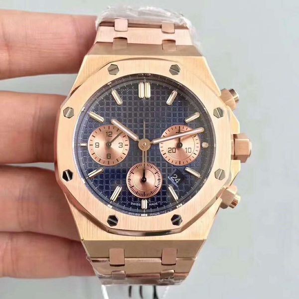 men's vk quartz luxury watch 26331ba.oo. 1220ba.01 series.3 a quality.royal oak series, dial 42 mm.vk quartz timing sports chronograph, Slivery;brown
men's vk quartz luxury watch 26331ba.oo. 1220ba.01 series.3 a quality.royal oak series, dial 42 mm.vk quartz timing sports chronograph, Slivery;brown