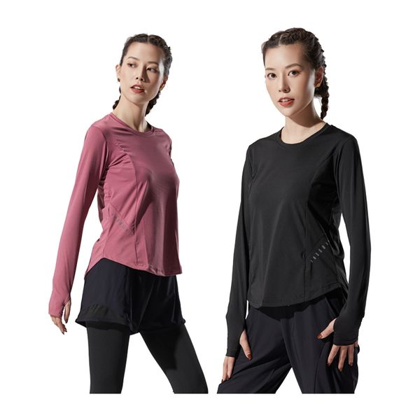 yoga long sleeve compression women loose workout t-shirt running fitnnes breathable lady training shirts, White;red
yoga long sleeve compression women loose workout t-shirt running fitnnes breathable lady training shirts, White;red