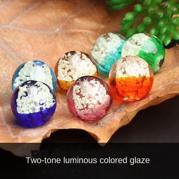 two-color luminous glazed diy bracelet scattered beads transparent crystal round beads diy handmade accessories bracelet materials, Silver
two-color luminous glazed diy bracelet scattered beads transparent crystal round beads diy handmade accessories bracelet materials, Silver