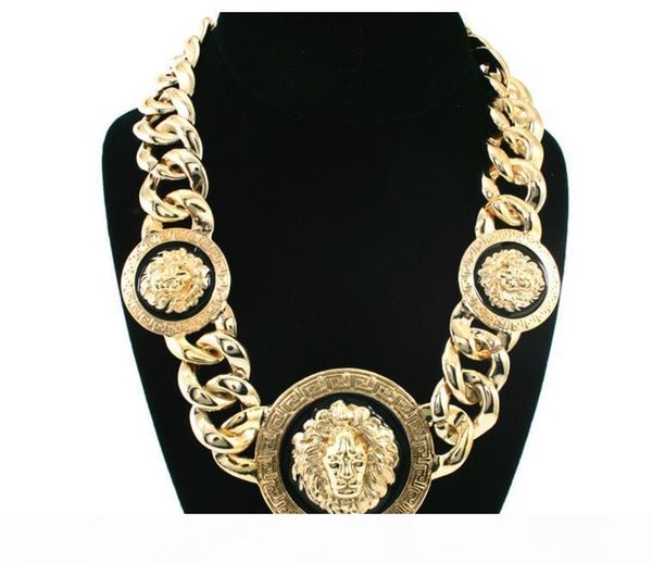 fashion alloy dripping lion head necklace women switer necklaces pendant 171g 18k gold plate, Silver
fashion alloy dripping lion head necklace women switer necklaces pendant 171g 18k gold plate, Silver