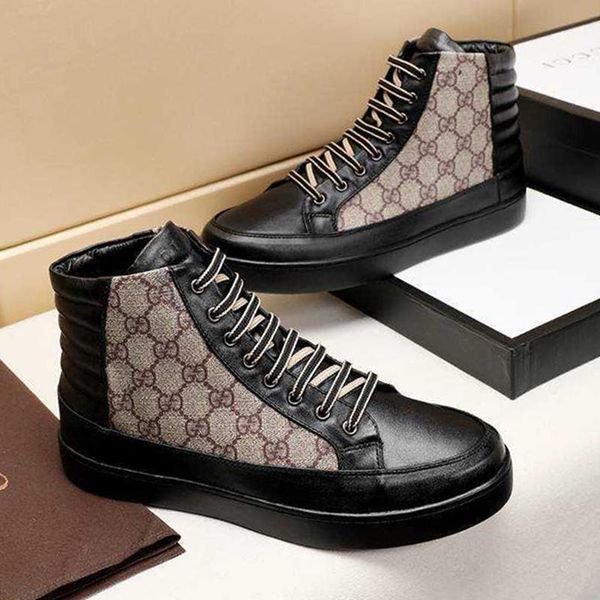 mens shoes autumn and winter lightweight footwears men high sneakers luxury plus size lace-up men boots with origin box, Black
mens shoes autumn and winter lightweight footwears men high sneakers luxury plus size lace-up men boots with origin box, Black