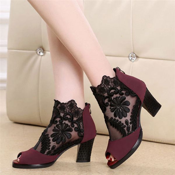 women sandals 2020 fashion summer shoes women high heels hollow mesh sandals mujer sandalias, Black
women sandals 2020 fashion summer shoes women high heels hollow mesh sandals mujer sandalias, Black