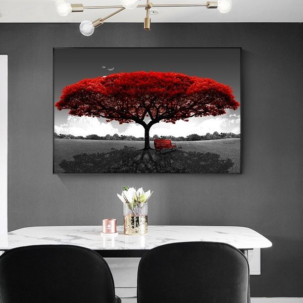 fashion nordic red tree oil painting abstract poster and prints minimalist wall art picture for living room bedroom modern home decor
fashion nordic red tree oil painting abstract poster and prints minimalist wall art picture for living room bedroom modern home decor