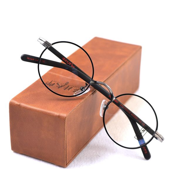 new round vintage alloy men eyeglasses frame metal gold full optical glasses frames prescriptio clear lens eyewear for women, Black
new round vintage alloy men eyeglasses frame metal gold full optical glasses frames prescriptio clear lens eyewear for women, Black