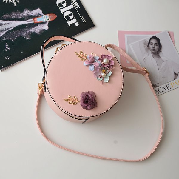 fashion flower circular bags long chain zipper shoulder bags high-quality messenger pu leather women phone makeup
fashion flower circular bags long chain zipper shoulder bags high-quality messenger pu leather women phone makeup