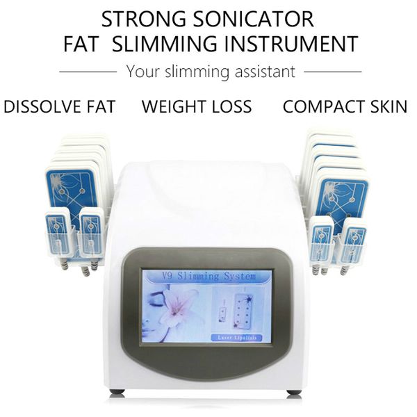 lipo laser slimming liposuction lipolaser machine 14 pad lipo lasers lllt diode cellulite removal fat loss machine salon use, Black
lipo laser slimming liposuction lipolaser machine 14 pad lipo lasers lllt diode cellulite removal fat loss machine salon use, Black