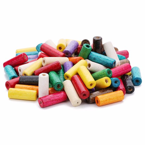Mayforest 100pcs/lot 7X20mm Natural Big Hole Wooden Beads Loose Spacer Column Wood Beads For Jewelry Making Diy Houten Kralen, Black
Mayforest 100pcs/lot 7X20mm Natural Big Hole Wooden Beads Loose Spacer Column Wood Beads For Jewelry Making Diy Houten Kralen, Black