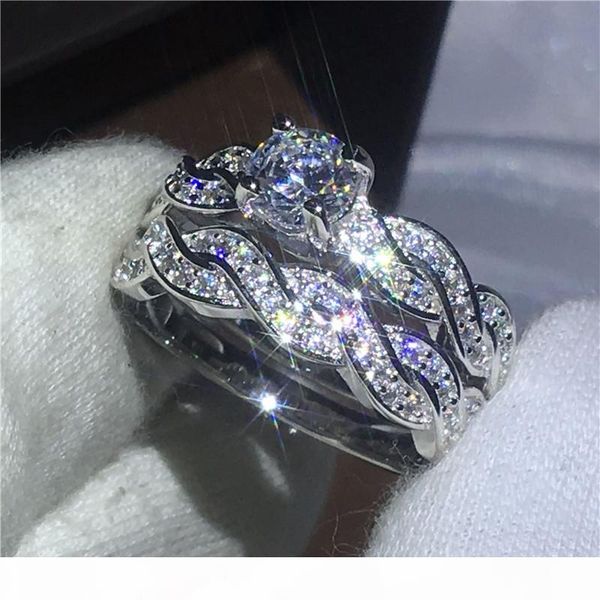 sparkling lovers cross ring set white gold filled engagement wedding band rings for women men 5a zircon crystal bijoux, Slivery;golden
sparkling lovers cross ring set white gold filled engagement wedding band rings for women men 5a zircon crystal bijoux, Slivery;golden
