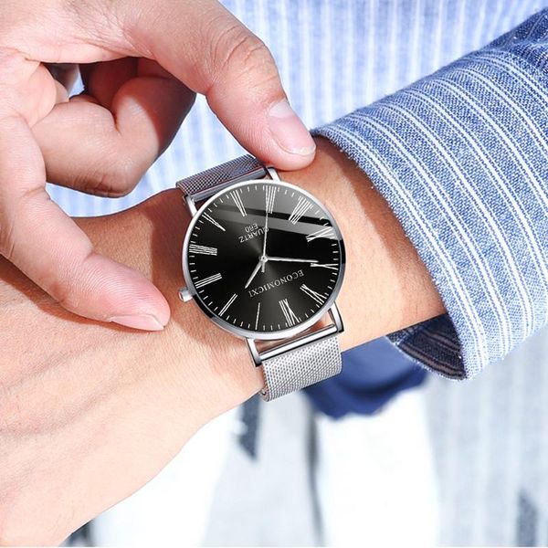 fashion business watch men minimalist stainless steel mesh belt wild quartz watch for men drop shopping reloj hombre w3, Slivery;brown
fashion business watch men minimalist stainless steel mesh belt wild quartz watch for men drop shopping reloj hombre w3, Slivery;brown