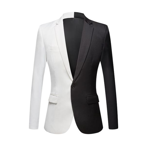 fashion white black red casual coat men blazers+black pants stage singers costume blazer slim fit party prom suit(jacket+pant)
fashion white black red casual coat men blazers+black pants stage singers costume blazer slim fit party prom suit(jacket+pant)
