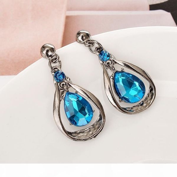 a manufacturers one shipping europe and the united states exotic retro drip oil gemstone necklace drop set earrings clavicle chain whol, Silver
a manufacturers one shipping europe and the united states exotic retro drip oil gemstone necklace drop set earrings clavicle chain whol, Silver