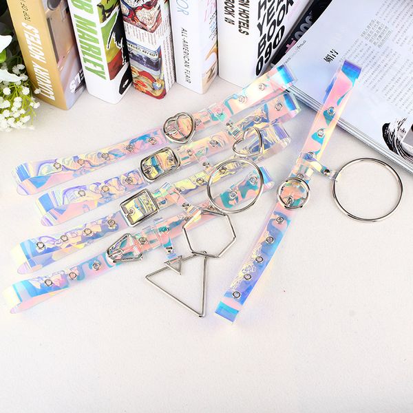 new laser women belt holographic clear waist belt metal pin buckle transparent waist belts for women waistband pendant gift, Black;brown
new laser women belt holographic clear waist belt metal pin buckle transparent waist belts for women waistband pendant gift, Black;brown
