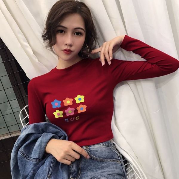 vregv 2020 autumn korean style high waist navel-exposed cartoon printed upper clothes tight base navel-leaking t- shirt long sleeve t-sh, Black
vregv 2020 autumn korean style high waist navel-exposed cartoon printed upper clothes tight base navel-leaking t- shirt long sleeve t-sh, Black