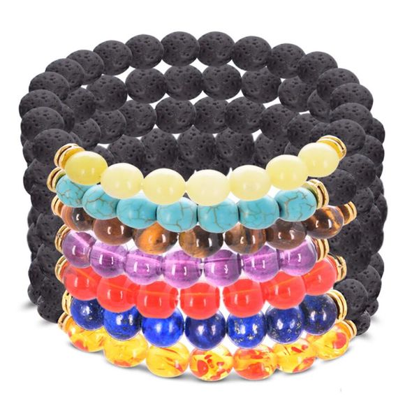dhl epacket men and women 8mm volcanic stone bead bracelet colorful chakra energy yoga bead bracelet djfb31 beaded strands jewelry bracelets, Black
dhl epacket men and women 8mm volcanic stone bead bracelet colorful chakra energy yoga bead bracelet djfb31 beaded strands jewelry bracelets, Black