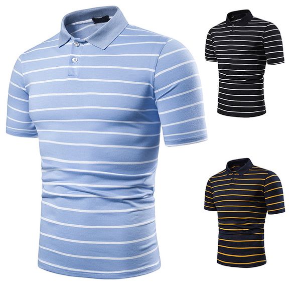 e-baihui 2021 new men's plus size short-sleeved pinstripe fashion matching design shirt men's lapel short-sleeved polo shirt b39 1, White;black
e-baihui 2021 new men's plus size short-sleeved pinstripe fashion matching design shirt men's lapel short-sleeved polo shirt b39 1, White;black