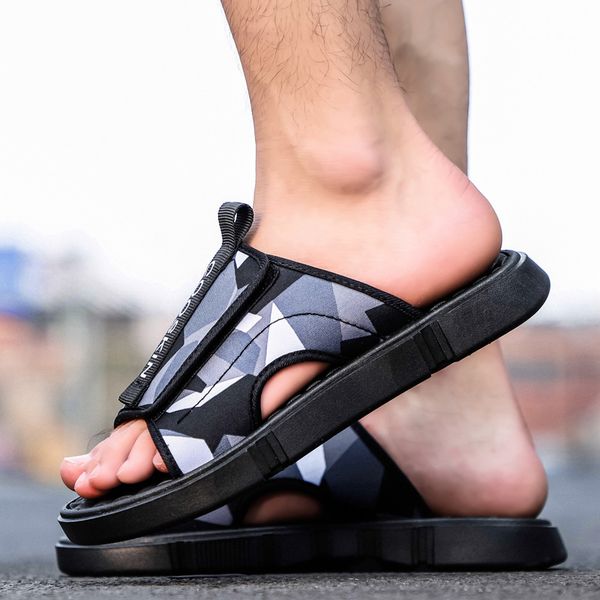 summer man new soft slides men's casual beach thick soled man's slippers classic roman men comfortable outdoor sports sneaker, Black
summer man new soft slides men's casual beach thick soled man's slippers classic roman men comfortable outdoor sports sneaker, Black