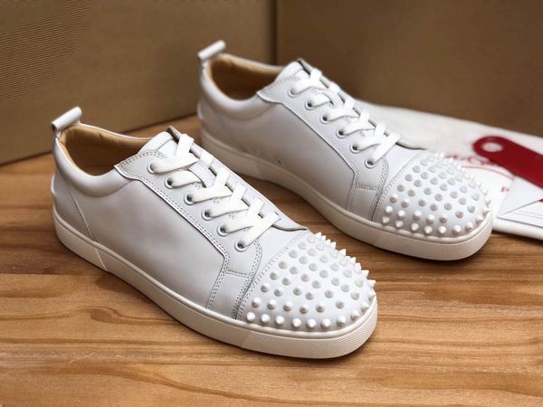designer sneakers red low cut spikes flats shoes bottom for men women leather sneakers casual shoes with dust bag cs03, Black
designer sneakers red low cut spikes flats shoes bottom for men women leather sneakers casual shoes with dust bag cs03, Black
