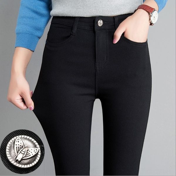 velvet thickened outer leggings women's elastic high waist pencil tight pencil tight autumn student pants magic pants, Black
velvet thickened outer leggings women's elastic high waist pencil tight pencil tight autumn student pants magic pants, Black