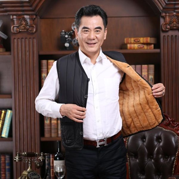 95n3l season middle-aged and elderly vest cotton vest waistcoat men' cotton-padded clothes dad and grandpa clothes velvet thickened la, White;black
95n3l season middle-aged and elderly vest cotton vest waistcoat men' cotton-padded clothes dad and grandpa clothes velvet thickened la, White;black