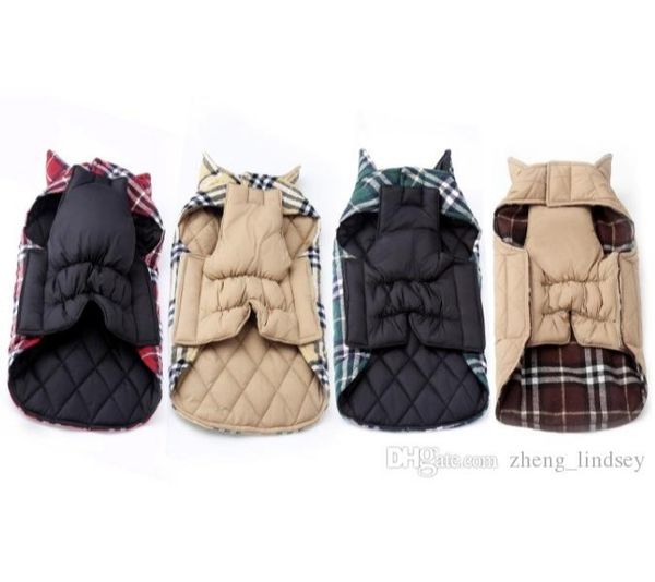 fashion plaid winter dog coats pet clothes for small chihuahua outdoor waterproof large jacket
fashion plaid winter dog coats pet clothes for small chihuahua outdoor waterproof large jacket