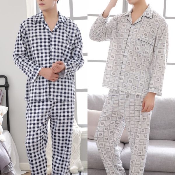 2019 autumn and winter new men's leisure suit simple knitted clothes home clothes home furnishing clothing cotton pajamas, Black;brown
2019 autumn and winter new men's leisure suit simple knitted clothes home clothes home furnishing clothing cotton pajamas, Black;brown