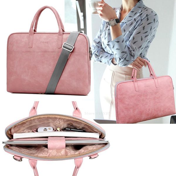 fashion pu waterproof scratch-resistant lapbriefcase 13 14 15 inch notebook shoulder bag carry case for women and men t200720
fashion pu waterproof scratch-resistant lapbriefcase 13 14 15 inch notebook shoulder bag carry case for women and men t200720
