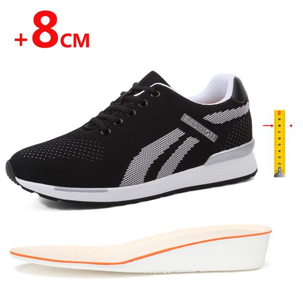 heightening shoes elevator shoes height increase for men height increase insole 8 cm men sneakers sport black
heightening shoes elevator shoes height increase for men height increase insole 8 cm men sneakers sport black