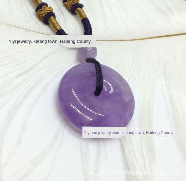 natural lavender amethyst pendant safety buckle couple wear amethyst fashion accessories men's and women's pendant crystal crystal, Silver
natural lavender amethyst pendant safety buckle couple wear amethyst fashion accessories men's and women's pendant crystal crystal, Silver