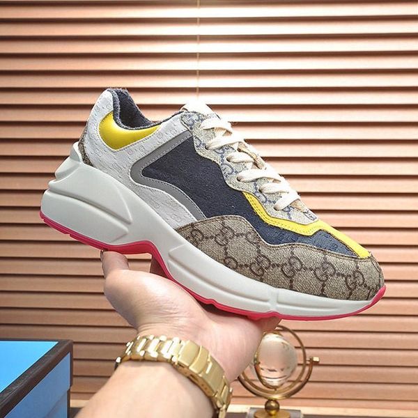 sports shoes breathable mens shoes luxury outdoor with box luxury mens rhyton sneaker shoes zapatos de hombre sale fashion type footwears, Black
sports shoes breathable mens shoes luxury outdoor with box luxury mens rhyton sneaker shoes zapatos de hombre sale fashion type footwears, Black