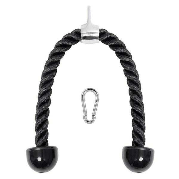 heavy duty tricep rope 27in pull down fitness cable attachment machine coated nylon rope with snap hook
heavy duty tricep rope 27in pull down fitness cable attachment machine coated nylon rope with snap hook