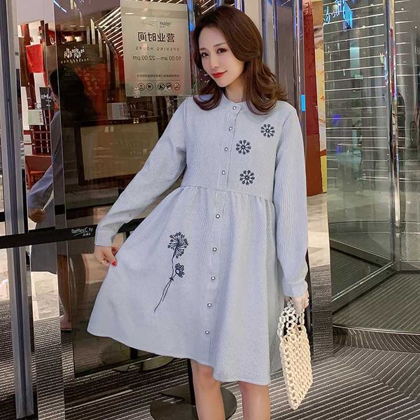 6104# 2020 autumn korean fashion maternity blouses dress sweet elegant long sleeve clothes for pregnant women pregnancy dresses, White
6104# 2020 autumn korean fashion maternity blouses dress sweet elegant long sleeve clothes for pregnant women pregnancy dresses, White