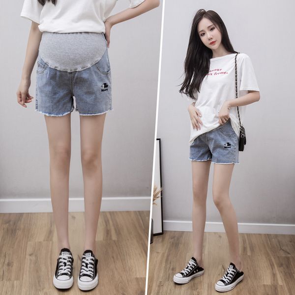 7921 # материнство джинсы шорты для беременных джинсы летние обрезанные denim брюки живота поддержка живот упругие талии брюки, White 
7921 # материнство джинсы шорты для беременных джинсы летние обрезанные denim брюки живота поддержка живот упругие талии брюки, White